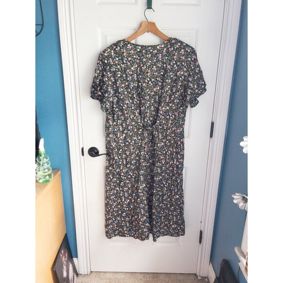 Vintage Forever Caroline by Jim Elliot Floral Mid Length Plus Size Dress size 22 - Picture 3 of 8